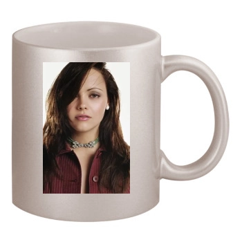 Christina Ricci 11oz Metallic Silver Mug