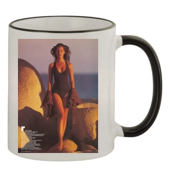 Christy Turlington 11oz Colored Rim & Handle Mug