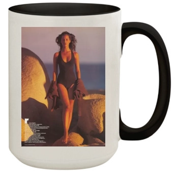 Christy Turlington 15oz Colored Inner & Handle Mug