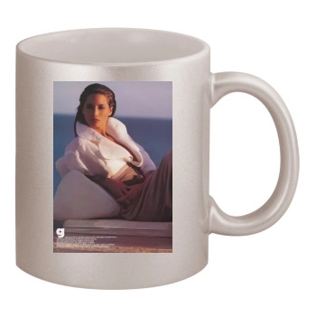 Christy Turlington 11oz Metallic Silver Mug