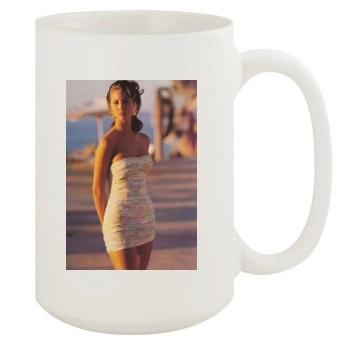 Christy Turlington 15oz White Mug