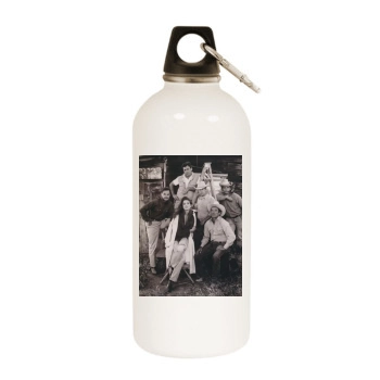 Cindy Crawford White Water Bottle With Carabiner