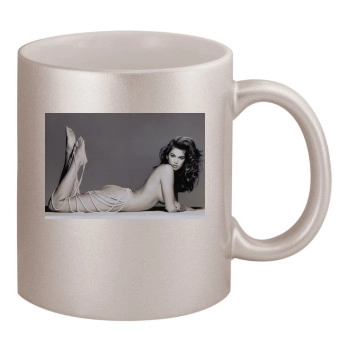 Cindy Crawford 11oz Metallic Silver Mug