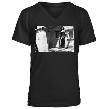 Cindy Crawford Men's V-Neck T-Shirt