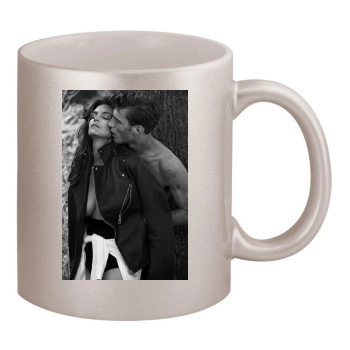 Cindy Crawford 11oz Metallic Silver Mug