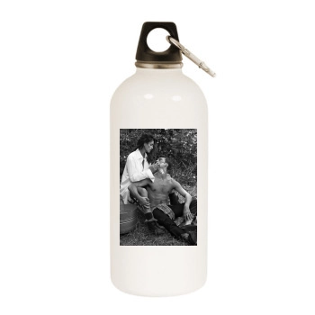 Cindy Crawford White Water Bottle With Carabiner