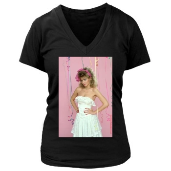 Cindy Margolis Women's Deep V-Neck TShirt