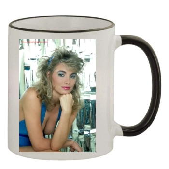 Cindy Margolis 11oz Colored Rim & Handle Mug