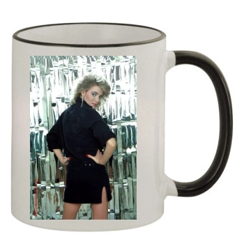 Cindy Margolis 11oz Colored Rim & Handle Mug