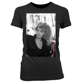 Cindy Margolis Women's Junior Cut Crewneck T-Shirt