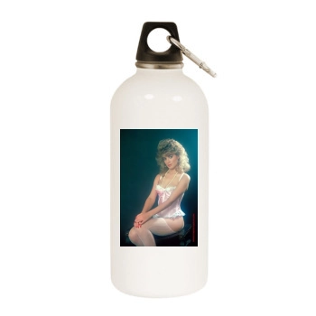 Cindy Margolis White Water Bottle With Carabiner