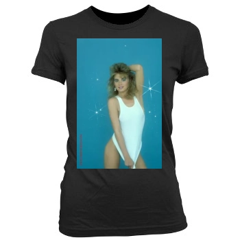 Cindy Margolis Women's Junior Cut Crewneck T-Shirt