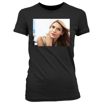 Claire Danes Women's Junior Cut Crewneck T-Shirt