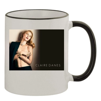 Claire Danes 11oz Colored Rim & Handle Mug