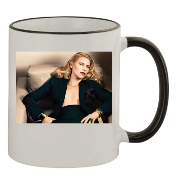 Claire Danes 11oz Colored Rim & Handle Mug