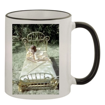 Claudia Cardinale 11oz Colored Rim & Handle Mug