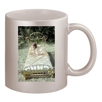 Claudia Cardinale 11oz Metallic Silver Mug