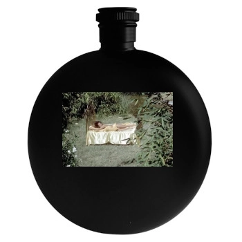 Claudia Cardinale Round Flask