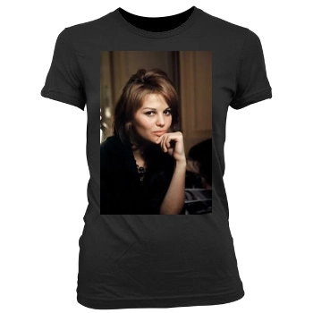 Claudia Cardinale Women's Junior Cut Crewneck T-Shirt