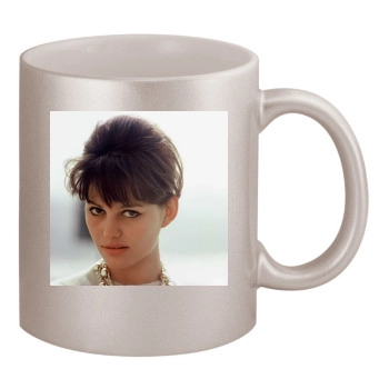 Claudia Cardinale 11oz Metallic Silver Mug