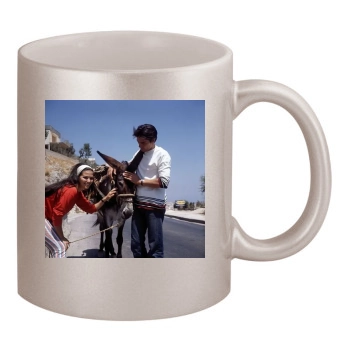 Claudia Cardinale 11oz Metallic Silver Mug