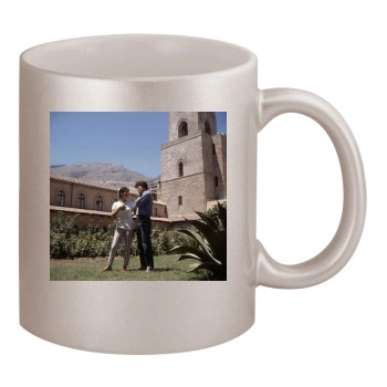 Claudia Cardinale 11oz Metallic Silver Mug