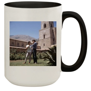 Claudia Cardinale 15oz Colored Inner & Handle Mug