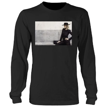 Claudia Schiffer Men's Heavy Long Sleeve TShirt