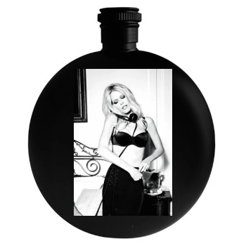 Claudia Schiffer Round Flask