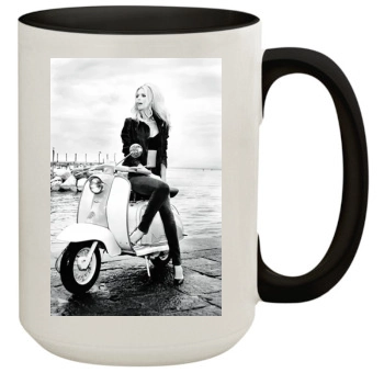 Claudia Schiffer 15oz Colored Inner & Handle Mug