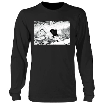 Claudia Schiffer Men's Heavy Long Sleeve TShirt