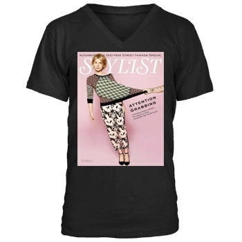 Clemence Poesy Men's V-Neck T-Shirt