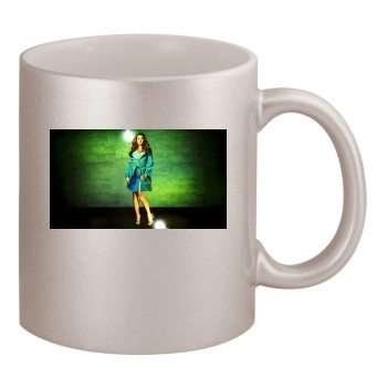 Cote De Pablo 11oz Metallic Silver Mug