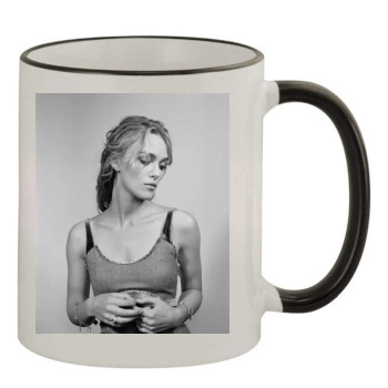 Keira Knightley 11oz Colored Rim & Handle Mug