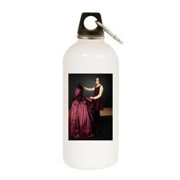 Keira Knightley White Water Bottle With Carabiner