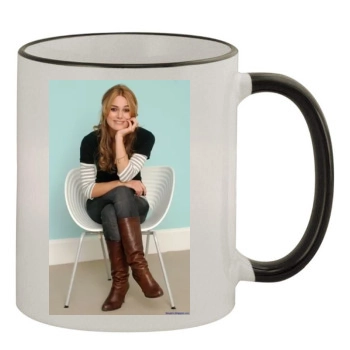 Keira Knightley 11oz Colored Rim & Handle Mug