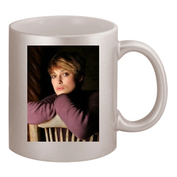 Keira Knightley 11oz Metallic Silver Mug