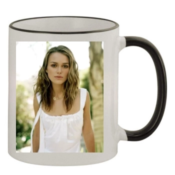 Keira Knightley 11oz Colored Rim & Handle Mug