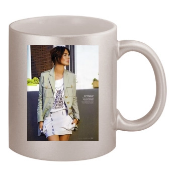 Lena Headey 11oz Metallic Silver Mug