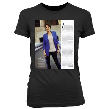 Lena Headey Women's Junior Cut Crewneck T-Shirt