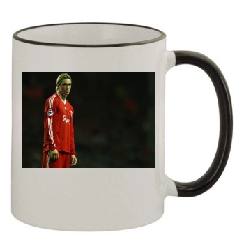 Liverpool 11oz Colored Rim & Handle Mug