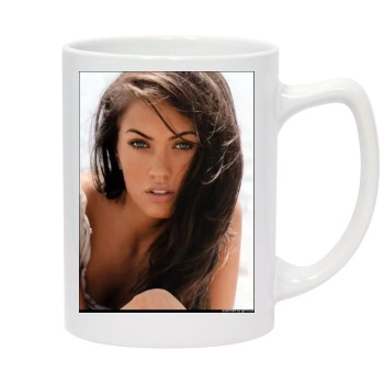 Megan Fox 14oz White Statesman Mug