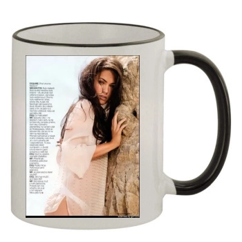 Megan Fox 11oz Colored Rim & Handle Mug