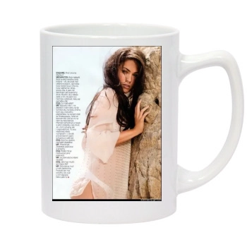 Megan Fox 14oz White Statesman Mug