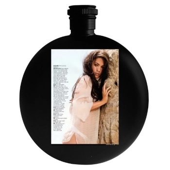 Megan Fox Round Flask