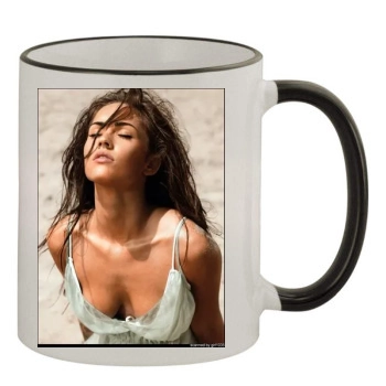 Megan Fox 11oz Colored Rim & Handle Mug