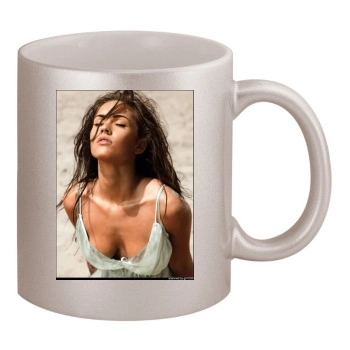 Megan Fox 11oz Metallic Silver Mug