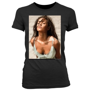 Megan Fox Women's Junior Cut Crewneck T-Shirt