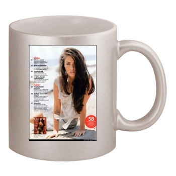 Megan Fox 11oz Metallic Silver Mug