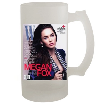 Megan Fox 16oz Frosted Beer Stein